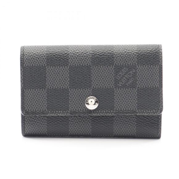 Louis Vuitton Multicle 6 Damier Graphite Key Case, Men's, Black, N62662